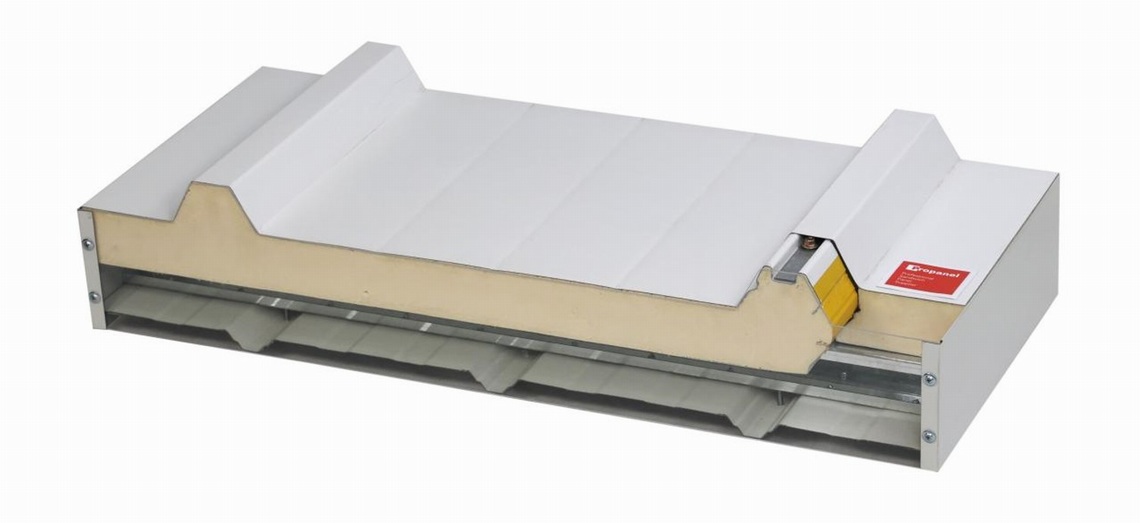 Overlap of pu roofing panel